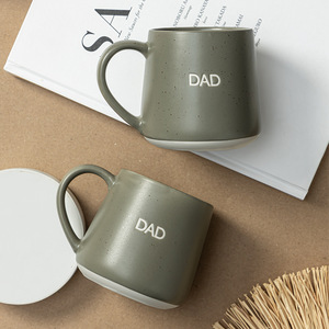 Vente en gros 400ml tasse en céramique minimaliste père papa <span class=keywords><strong>cadeau</strong></span> café tasse à thé jour personnalisé tendance tasses en céramique tasse à café tasse - Product Image 2