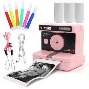 Trẻ Em Trẻ Em Quà Tặng Món Quà Sinh Nhật Máy Ảnh Kỹ Thuật Số 1080P HD Trẻ Em In Kỹ Thuật Số Máy Ảnh Xây Dựng Trong Trò Chơi Ngay Lập Tức Trẻ Em Máy Ảnh In - Product Image 6