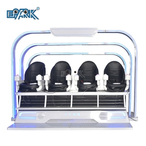 Vr Theme Park Trò Chơi Mô Phỏng 4 Chỗ Ngồi 9D Vr Rạp Chiếu Phim Giải Trí Trong Nhà Thiết Bị Phòng Tập Thể Dục - Product Image 4