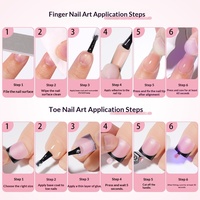 Kit de faux ongles à presser pour femmes, courts, carrés, rose nude, pour les ongles des mains et des pieds, à usage quotidien, amovibles et réutilisables