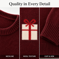 Pull en laine pour homme, pull sur mesure, col rond, manches longues, style hiver, chaleur pour la maison, coupe ajustée