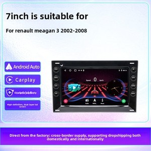 TOPSOURCE Application 7 pouces IPS <span class=keywords><strong>Renault</strong></span> Megane Navigation Android Contrôle Central de Voiture <span class=keywords><strong>CarPlay</strong></span> pour Téléphone Mobile Connecté - Product Image 2