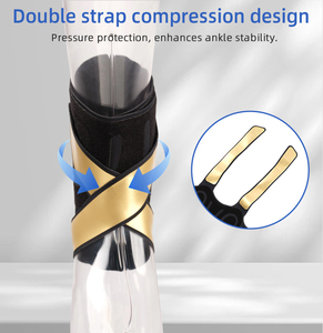 Soporte Profesional para Tobillo con Doble Correa <span class=keywords><strong>de</strong></span> Compresión Ajustable para Esguinces <span class=keywords><strong>de</strong></span> Tobillo - Product Image 4