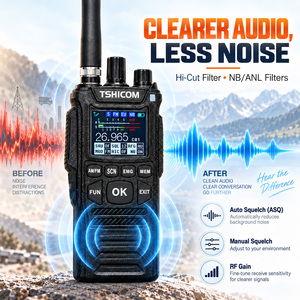 Radio CB portable à ondes courtes 27 MHz pour la communication longue portée, idéale pour la randonnée, le camping, la montagne et la chasse - Product Image 3