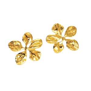 Nuevos pendientes de acero inoxidable cuadrados de Metal a la moda, Pendientes chapados en oro de 18 quilates que no se desvanecen, pendientes de tuerca irregulares de lava delicados - Product Image 5