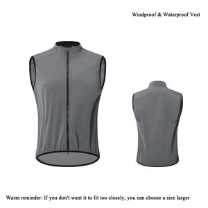 Unisex Waterproof Windproof Sunproof Custom Logo MTB Cycling Vest Lightweight Cycling Top for <b>Road</b> Bike Outdoor Commuting - Product Image 5