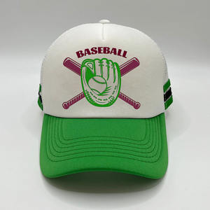 Gorras con Logotipo Bordado Personalizado al por Mayor, Gorra de Camionero Deportiva de 5 Paneles de Alta Calidad para Hombre, Gorra de Malla de Algodón con Parche Tejido - Product Image 1