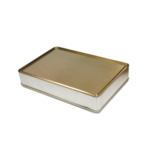 Nhỏ moq bán buôn cấp thực phẩm hình chữ nhật kim loại bao bì container-cho <span class=keywords><strong>Cookie</strong></span> hộp thiếc khuyến mãi - Product Image 1