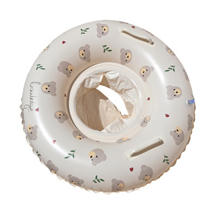 TANYOZHE Bouée de natation pour bébé avec motif d'ours, siège épaissi pour enfants de 1 à 5 ans, utilisation en piscine - Product Image 4