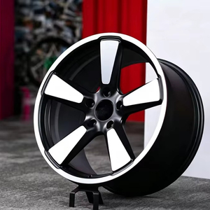 ล้อแม็กซ์อัลลอยด์หน้าดำขัดเงา <span class=keywords><strong>5</strong></span> ก้าน ขนาด 18 19 20 21 22 นิ้ว - Product Image 4