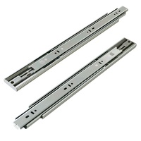HA4543 Glissières de tiroir à fermeture douce de 350mm pour armoires Capacité de 45kg Glissières de boîte à outils en acier laminées à froid