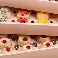 Emballages alimentaires à emporter personnalisés de haute qualité, boîtes pour desserts aux fruits frais