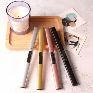 Encendedor de Arco Recargable por USB, Diseño Moderno de Acero Inoxidable, Resistente al Agua, sin Llama, Ecológico, para Velas, Barbacoa y Uso en Exteriores - Product Image 2