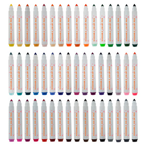Juego de Marcadores de Acuarela Pequeños Lavables y No Tóxicos KHY para Niños, Botellas Vacías con Puntos, Mini Marcador Personalizado - Product Image 3