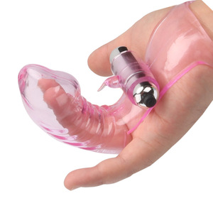 Guanti Vibranti Unisex in Morbida Gomma, Manicotti in Cristallo per <span class=keywords><strong>Masturbazione</strong></span>, Accessori per il Piacere - Product Image 2