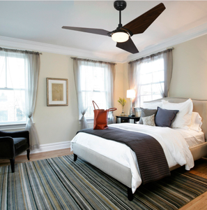 <span class=keywords><strong>Plafonnier</strong></span> led avec <span class=keywords><strong>ventilateur</strong></span> intégré et télécommande, design décoratif d'intérieur, luminaire de plafond, idéal pour une salle à manger ou une chambre à coucher, 52 pouces - Product Image 6