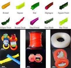 Nylon Trimmer Line Cutter String 2.4Mm 2.7Mm 3.3Mm Putaran Persegi Mulai Bentuk Putar untuk Alat Berkebun - Product Image 6