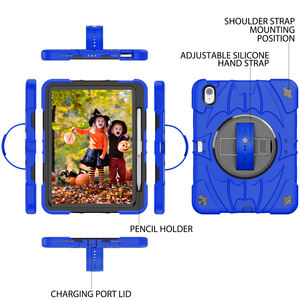 Courroie d'épaule à <span class=keywords><strong>3</strong></span> couches de protection complète 360 béquille rotative pour samsung A8 A9 Plus pour <span class=keywords><strong>ipad</strong></span> <span class=keywords><strong>air</strong></span> 11 13 2024 10.9 9.7 12.9 - Product Image 6