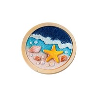 Nouveau Design 2026 – Aimant de Réfrigérateur en Résine, Souvenir Étoile de Mer et Coquillage, Décoration Intérieure, Cadeau Promotionnel pour Fête