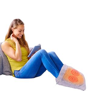 Calentador de pies eléctrico portátil para <span class=keywords><strong>cama</strong></span>, almohadilla de calefacción rápida de felpa con masaje, <span class=keywords><strong>apagado</strong></span> automático con tres divertidos - Product Image 1