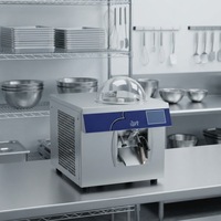Machine à Gelato Commerciale 6L de Comptoir avec Écran Tactile, Sorbetière Professionnelle en Acier Inoxydable pour Café et Pâtisserie