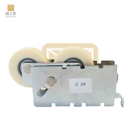 Roue de porte coulissante à rouleau coulissant robuste en acier inoxydable de 1MM 2MM 3MM 4MM d'épaisseur