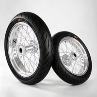 Kit de roues Surron Ultra Bee Supermoto 17 pouces 100/80-17 130/70-17, jantes et pneus de moto électrique tout-terrain haute performance en aluminium CNC