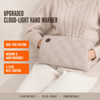 Wiederaufladbarer Graphen-Handwärmer, Elektrisch Beheizter Taillenwärmer, Gesteppt, Tragbar für den Wintergebrauch