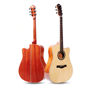 <span class=keywords><strong>Guitarra</strong></span> Acústica de 41 Pulgadas para Principiantes - Edición Limitada Disponible, Tapa de Madera Maciza de Abeto y Caoba, Color Natural de la Madera - Product Image 5