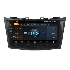 MEKEDE-M DVD Player Audio Mobil, Stereo Bluetooth Radio GPS 9 Inci Android 9/10 Quad Core untuk Suzuki Swift 2011-2015 dengan WIFI GPS 4G