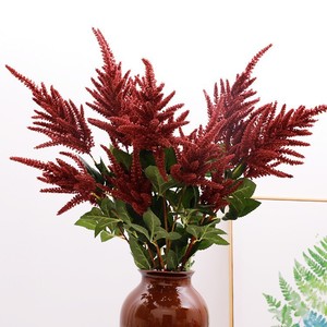 <b>Artificial</b> Roselle Flowers Single <b>Stem</b> Silk High Simulation Wedding Home Decoration - Product Image 4