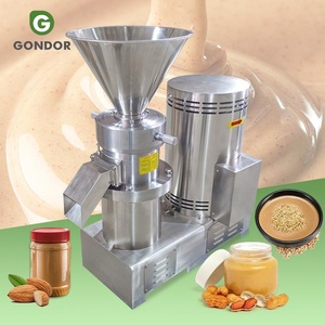 Pâte d'amandes Mouture de noix de cajou Sauce sasame commerciale Moulin colloïdal <span class=keywords><strong>Beurre</strong></span> de noix Machine à cacahuète avec moteur - Product Image 1