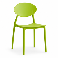 Chaise de jardin moderne en plastique imperméable pour l'extérieur, résistante au soleil, pour terrasse, bistrot, parc, villa, complexe hôtelier, mobilier de terrasse