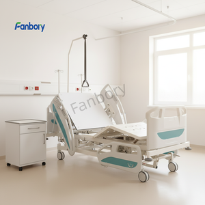 Cama de Recuperación Manual de Cinco Funciones para Pacientes Críticamente Enfermos, Cama Médica de Alta Calidad, Camas para UCI - Product Image 2