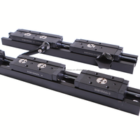 Rail de guidage linéaire carré en aluminium SGR15V de 1000 mm de longueur, rail de guidage linéaire double axe intégré pour tiroir