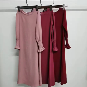 2025 nuevo estilo 2 uds conjunto Sharut Eid niños niñas oración conjunto moda ropa vestido musulmán niños manga larga ropa islámica - Product Image 4