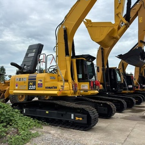 รถขุดตีนตะขาบ Komatsu PC220 มือสอง ราคาถูก น้ำหนักใช้งาน 22 ตัน เหมาะสำหรับงานก่อสร้างหลายประเภท พร้อมใบรับรอง CE/EPA ขาย - Product Image 1