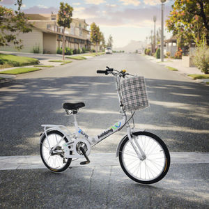 Fournisseur direct du fabricant, vélo pliable à cadre rigide de 20 pouces, vitesse unique, jante en aluminium et acier, frein à disque, amortisseur, charge de 75 kg - Product Image 1