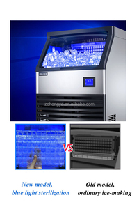 Máquina de Hielo Eléctrica Automática Rentable, Producción Diaria de 90 kg, Máquina de Hielo Cuadrada Comercial y Doméstica para Bares, Cafeterías y Exteriores - Product Image 6