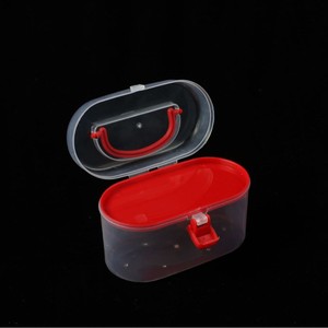 Transparent Plastic Storage <b>Box</b> With Lid And Handle For <b>Makeup</b> Jewelry Hair Accessories Daily Use Organizers - Product Image 3