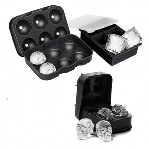 Juego de 2 Moldes de Silicona para Hacer Bolas de Hielo Cuadradas para Whisky con Tapas, Moldes para Cubitos de Hielo Cuadrados - Product Image 4