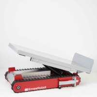 Chariot de manutention motorisé pliable EmssRobot-Titan Lifter pour le déplacement de racks de serveurs, chariot de courses OEM