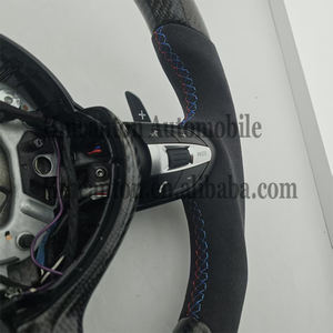 Nuevo Volante Deportivo Popular de Fibra de Carbono Alcantara para BMW F10 F30 F90 F01 F02 F12 F13 Serie 3 4 5 - Product Image 3