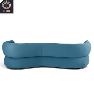 Bobois भावना मरकत कपड़े बड़े 3 सीट सोफे शिल्पकार फोम नरम सांस आधुनिक इतालवी Recessed हाथ सोफे - Product Image 4