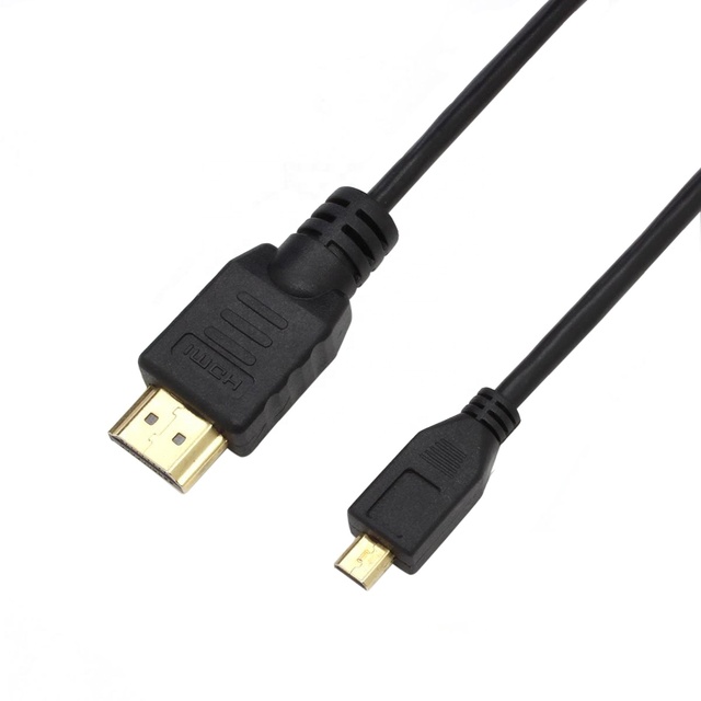 Audio Video Cables 1.5m Gold Plated Male to Male 1080p Micro hdmi to hdmi Cable Micro hdmi Cable for Camera
