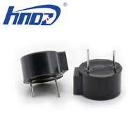 HMB1275-05C 12*7.5mm 5V DC Buzzer électromagnétique actif à son latéral, monobloc avec broches intégrées pour alarme