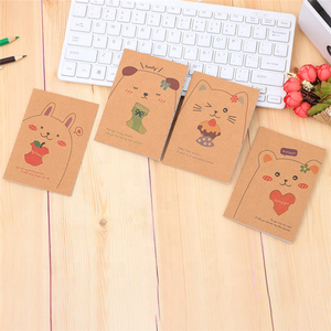 Carnet scolaire élastique pour enfants avec motif d'<span class=keywords><strong>animaux</strong></span> mignons (chien, chat) - Product Image 4