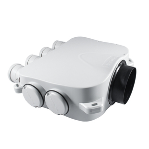 Collecteur <span class=keywords><strong>de</strong></span> distribution d'air antistatique en acier inoxydable et ABS, boîtier <span class=keywords><strong>de</strong></span> plénum mural pour système d'air frais centralisé, pour installations CVC - Product Image 2