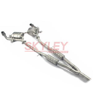 Dual Valvetronic выхлопная труба для Infiniti Q50 3.7l V6 2014 ~ up из нержавеющей стали Valvetronic <span class=keywords><strong>Catback</strong></span> выхлопная труба - Product Image 3