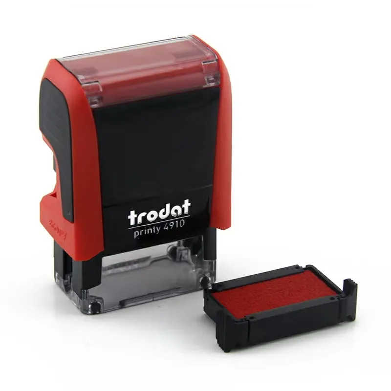 trodat brand good quality company advertising trodat stamp 4910 trodat self-inking stamp rectangle 26*9mm